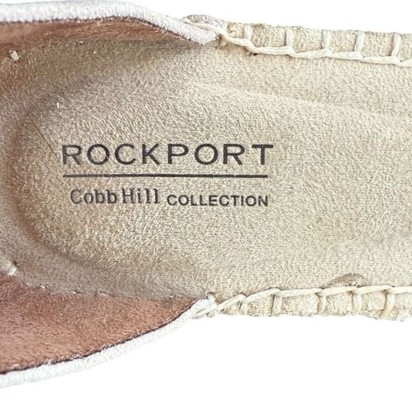 Rockport Marah Blush Espadrille Wedge Sandals Closed Ankle Women’s Size 9 - Picture 11 of 13
